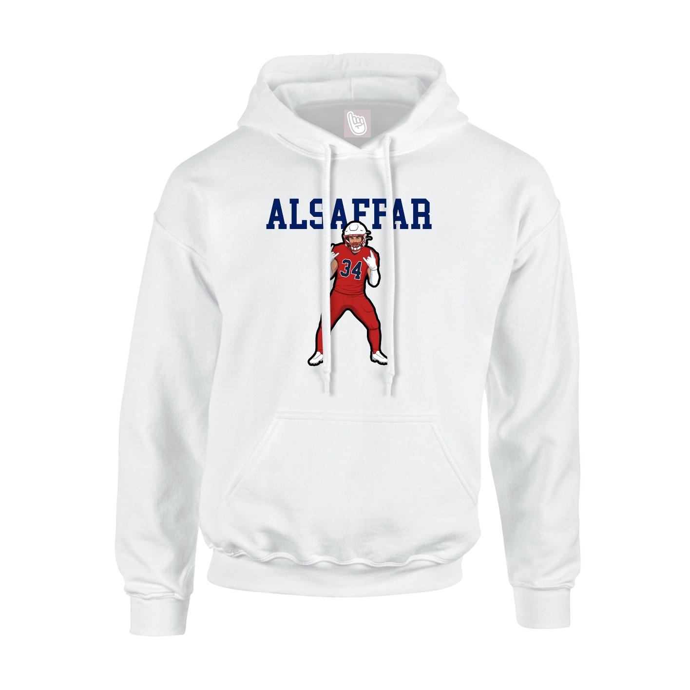 Hoodie — Shirsey in White