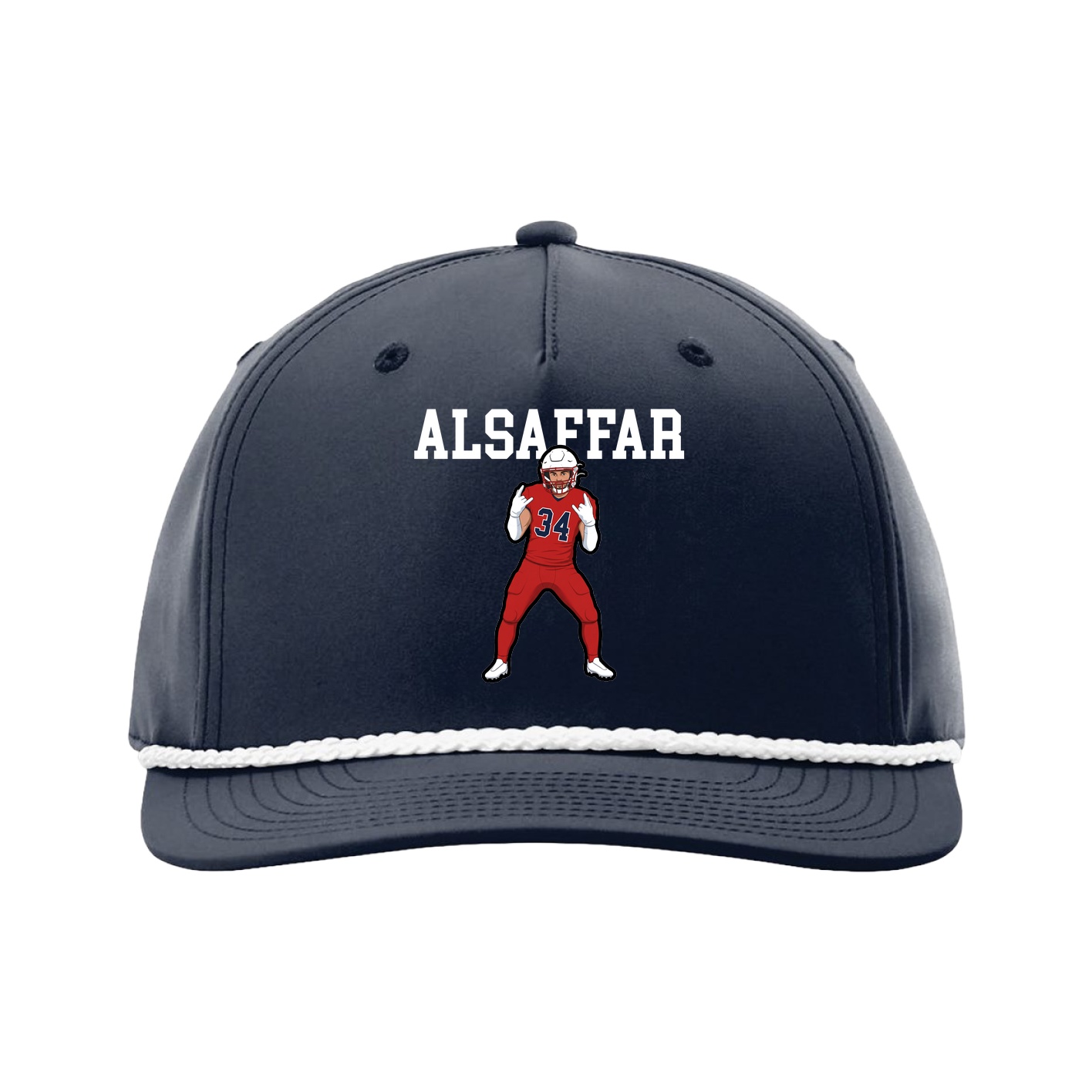 Five-Panel Classic Rope Cap — Shirsey in Navy