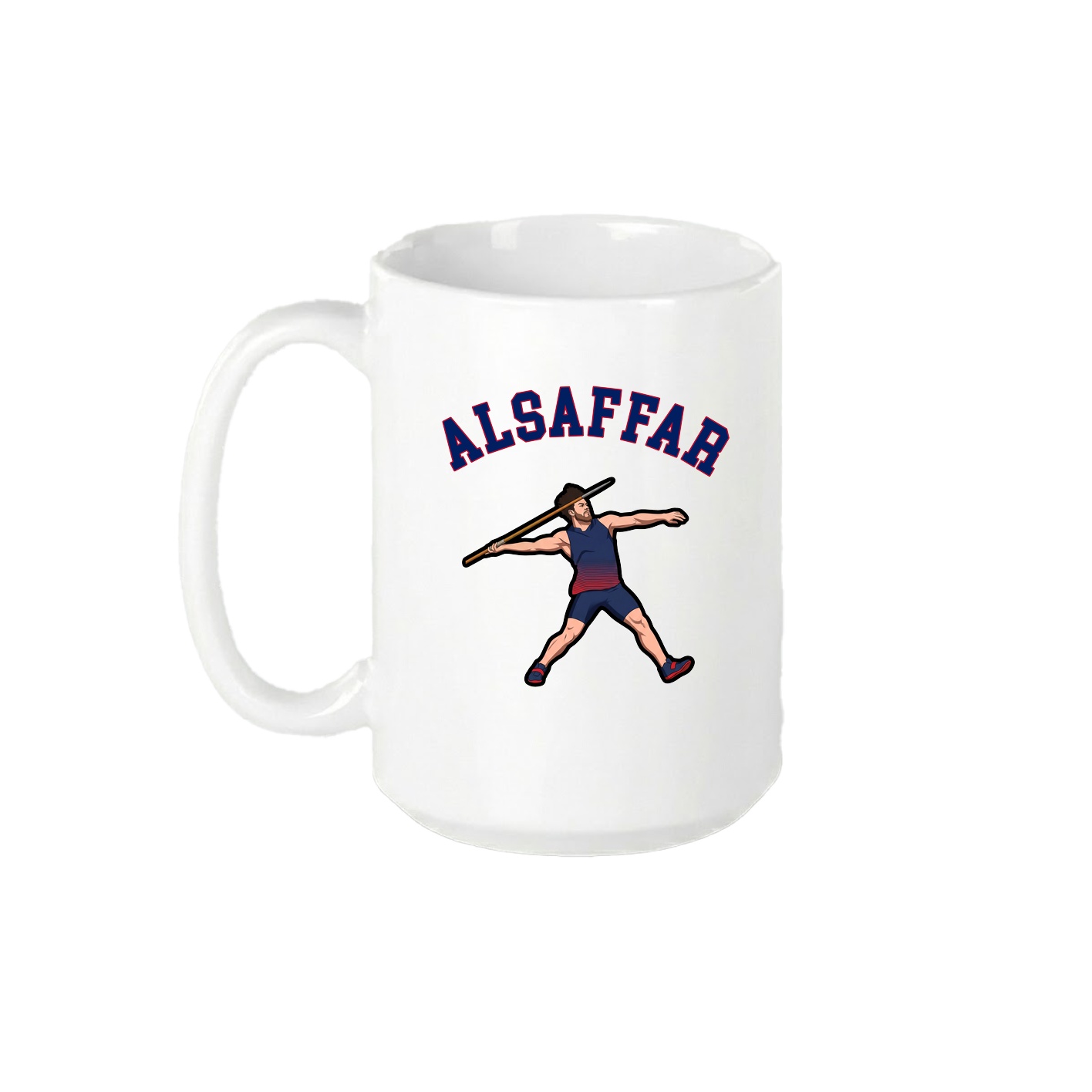15oz Coffee Mug — Shirsey Arch in White