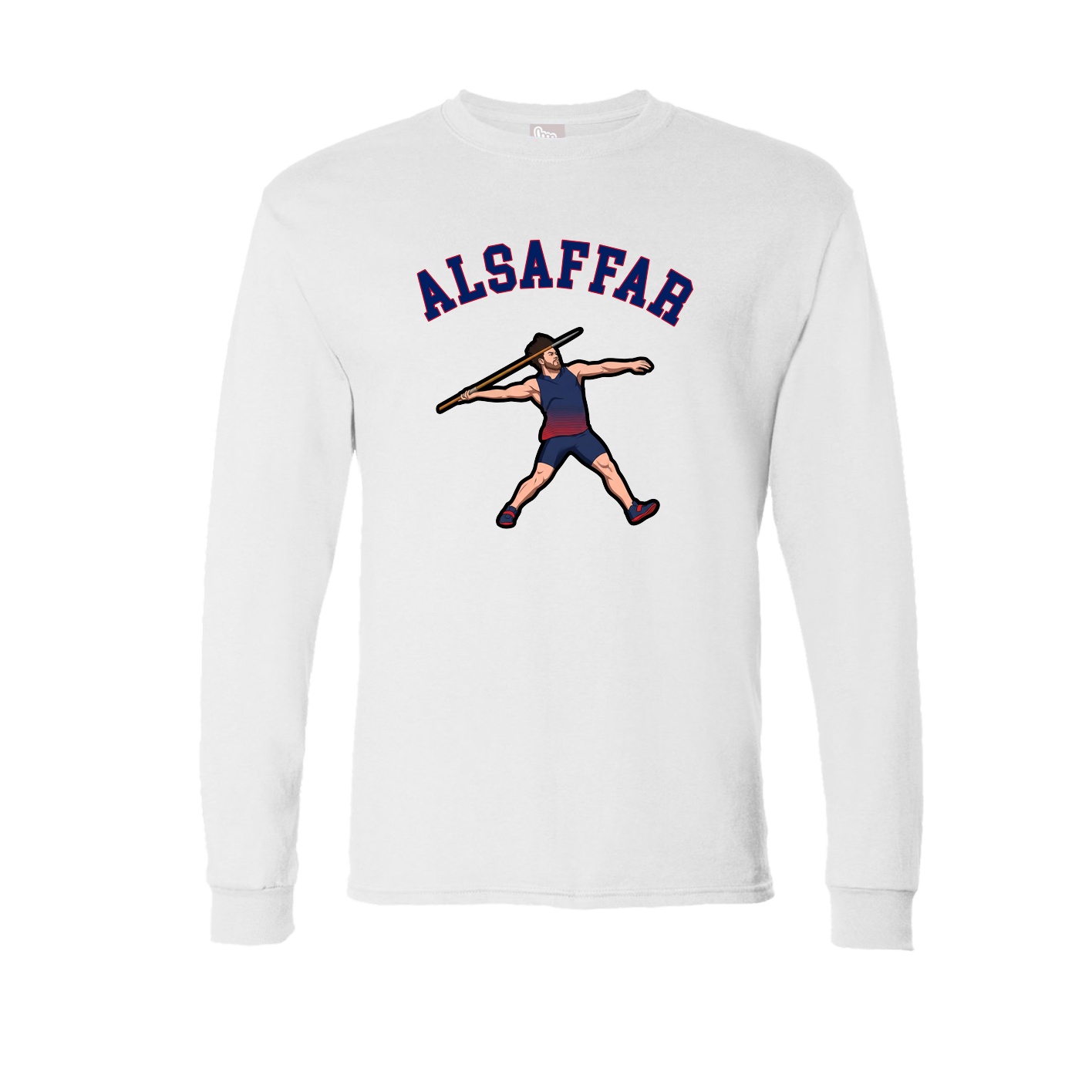 Long Sleeve Tee — Shirsey Arch in White