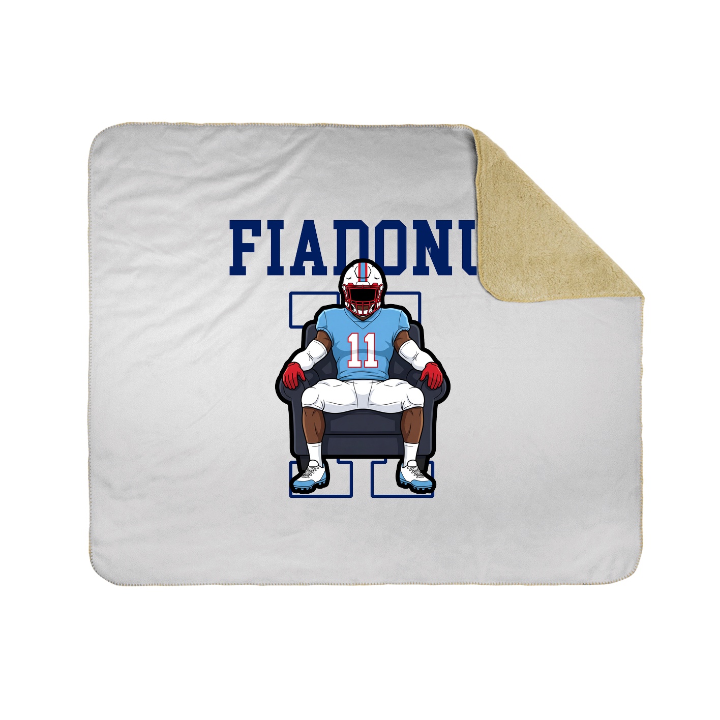 Throw Blanket — Shirsey in White