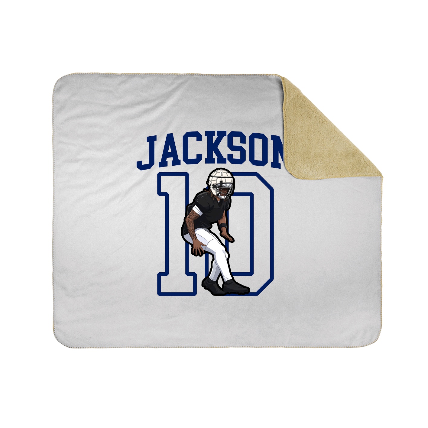50x60 Sherpa Lined Throw Blanket