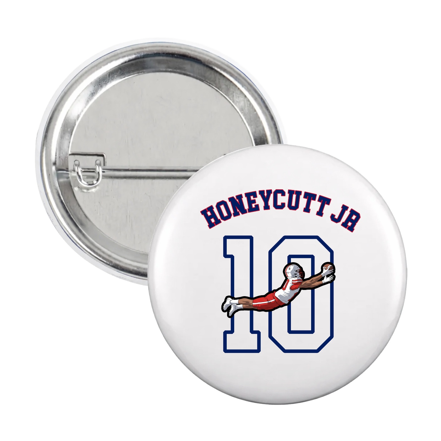 Game Day Button — Shirsey Arch in White