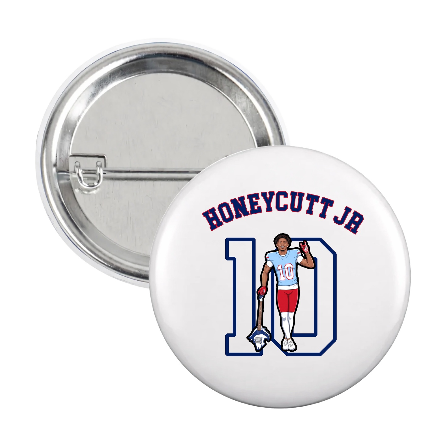 Game Day Button — Shirsey Arch in White