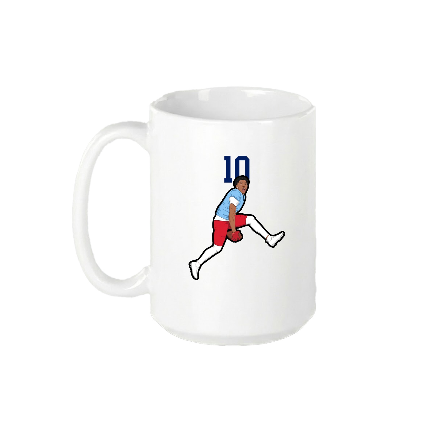 15oz Coffee Mug — Number Top in White
