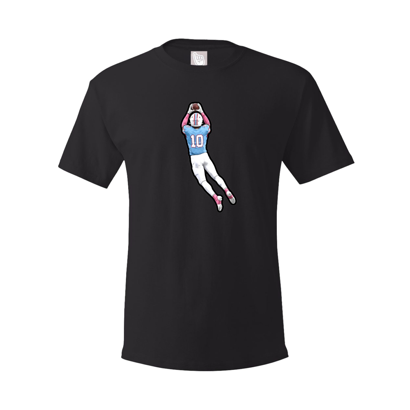 Tee — Name Vertical in Black