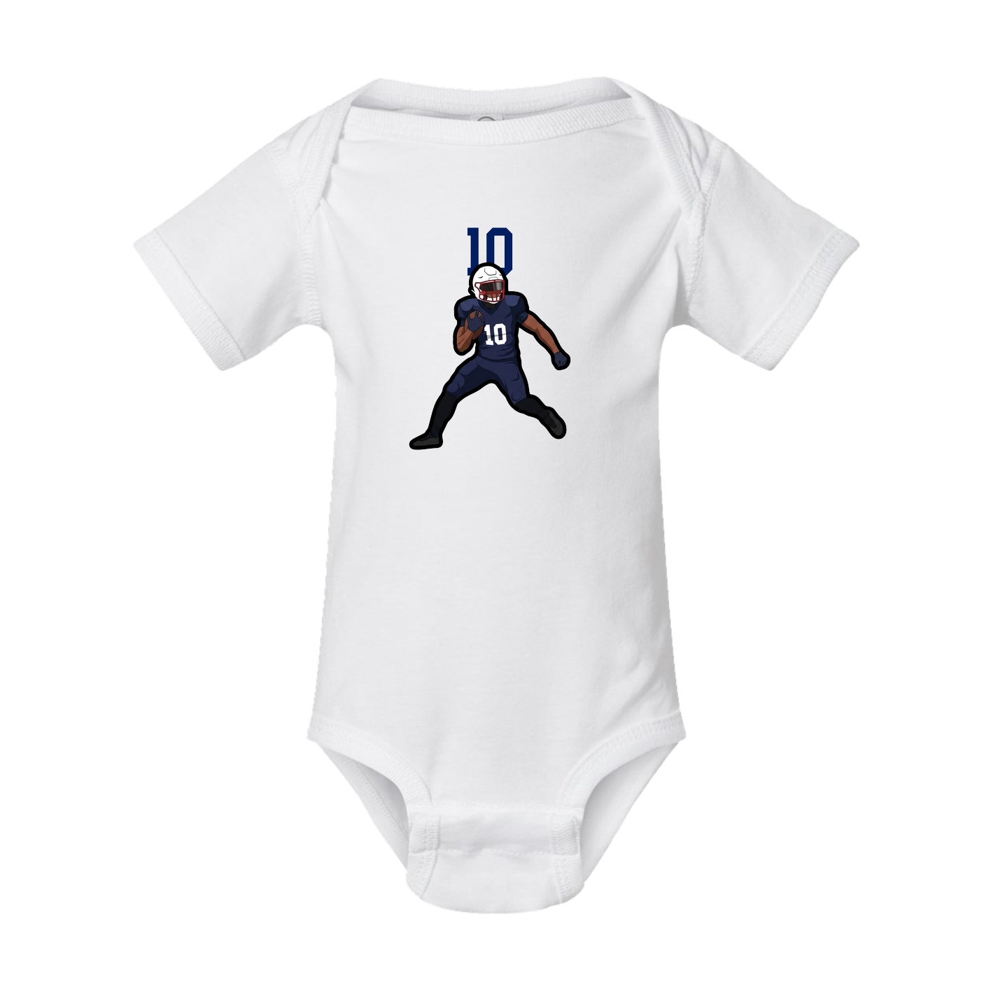 Baby Onesie — Number Top in White