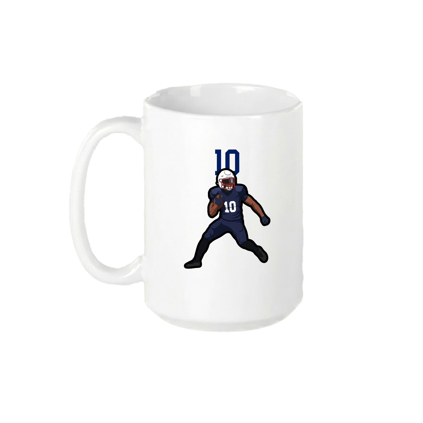 15oz Coffee Mug — Number Top in White