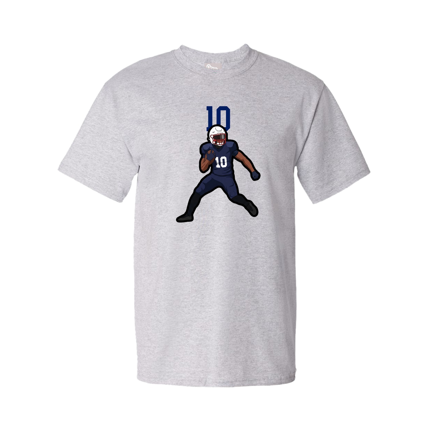Youth Tee — Number Top in Grey