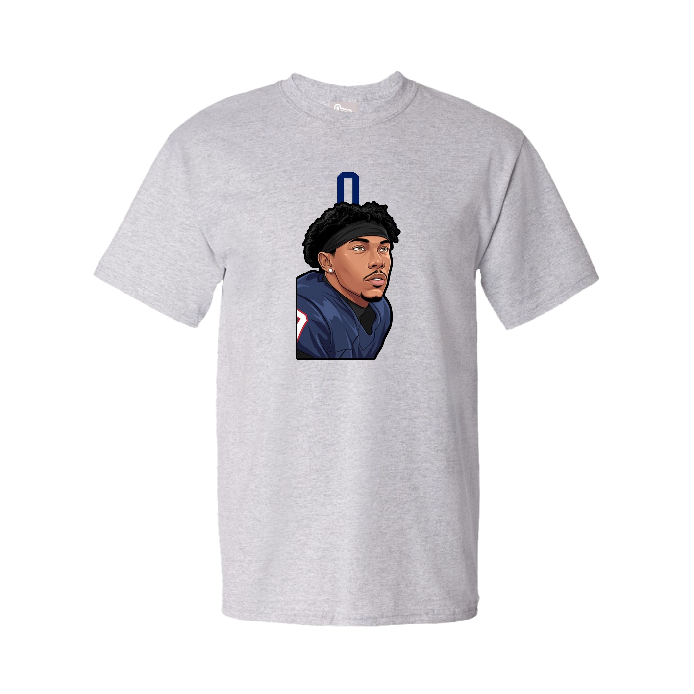 Tee — Number Top in Grey