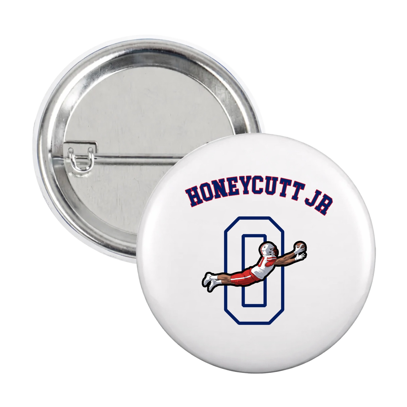 Game Day Button — Shirsey Arch in White