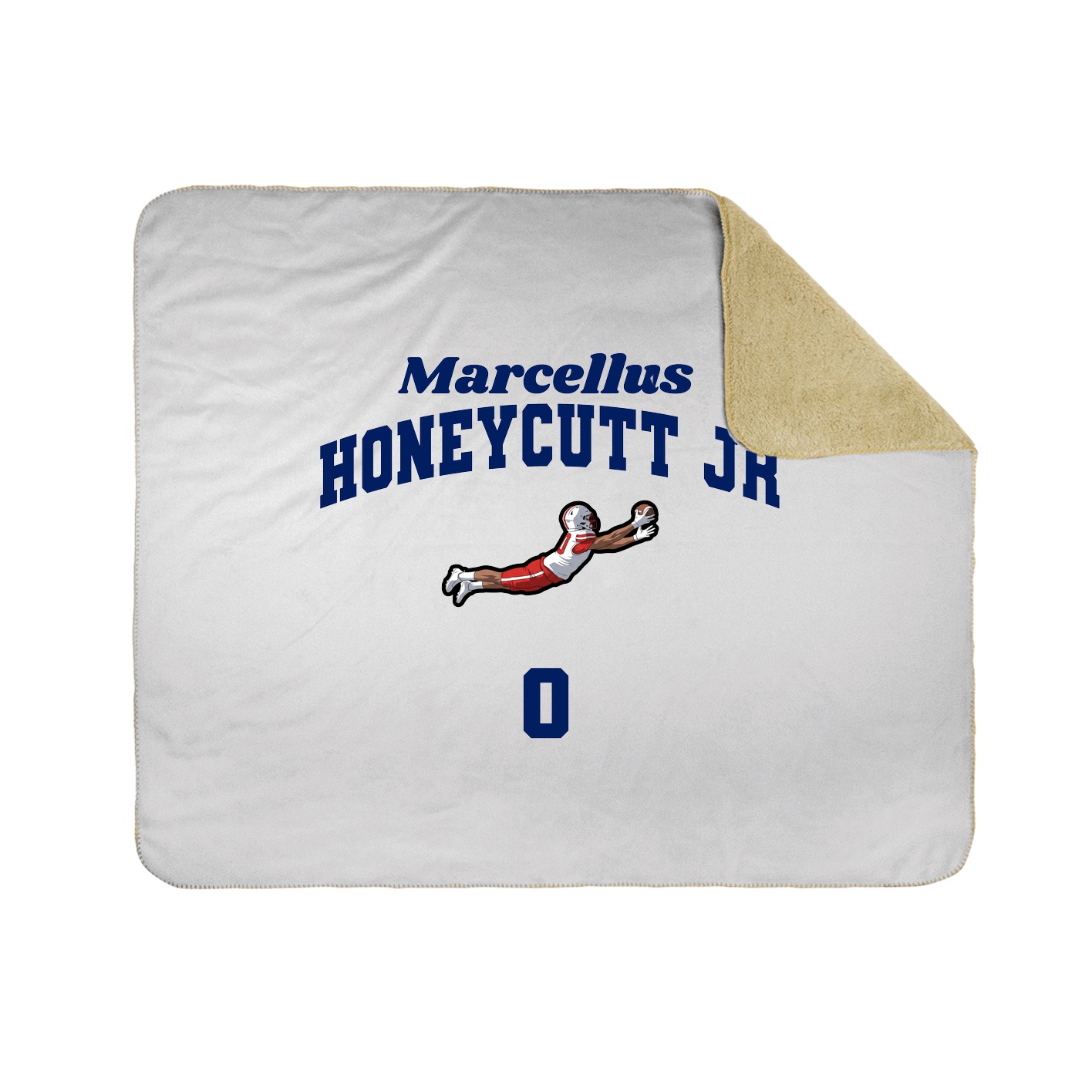 Throw Blanket — Signature Arch in White