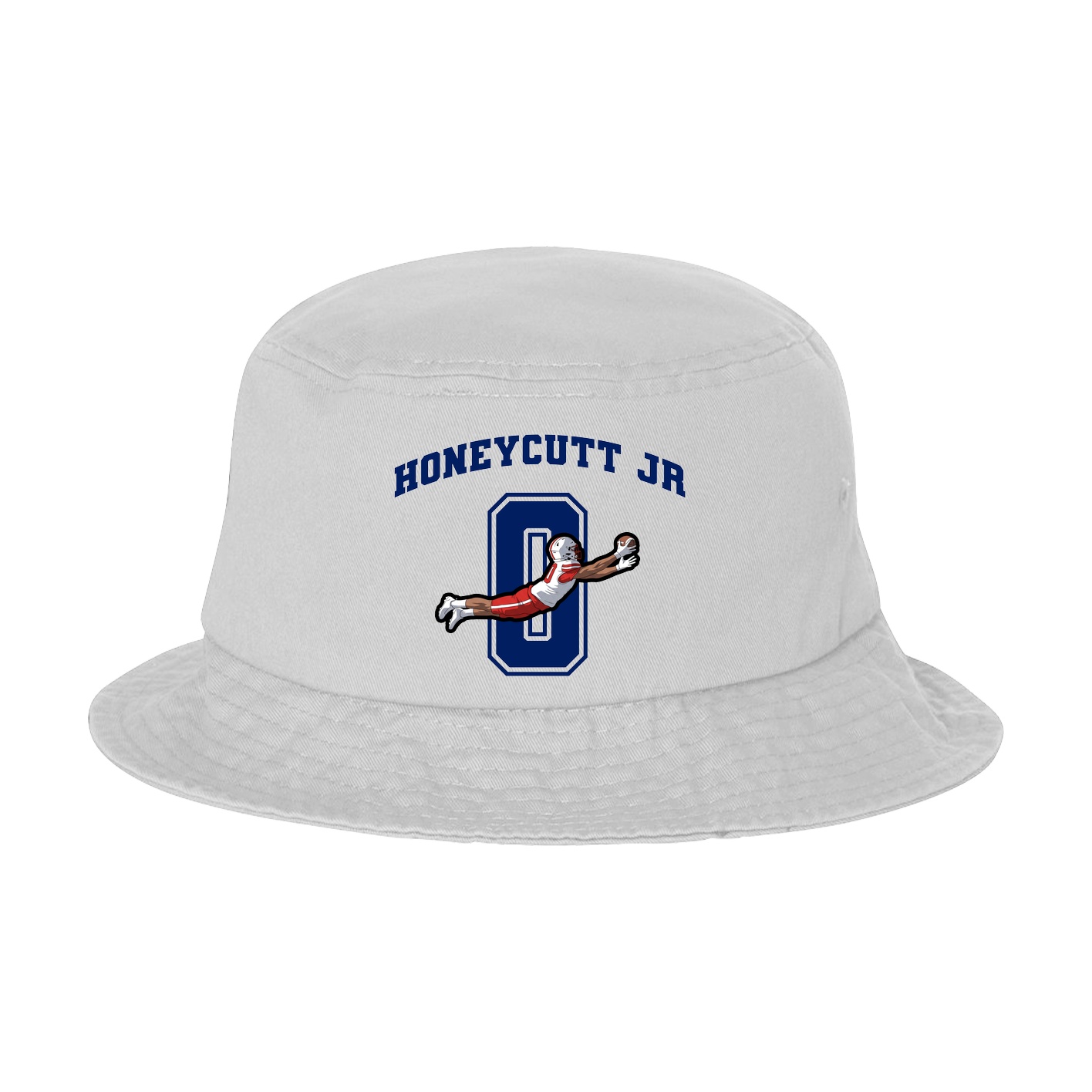 Bucket Cap — Number in White