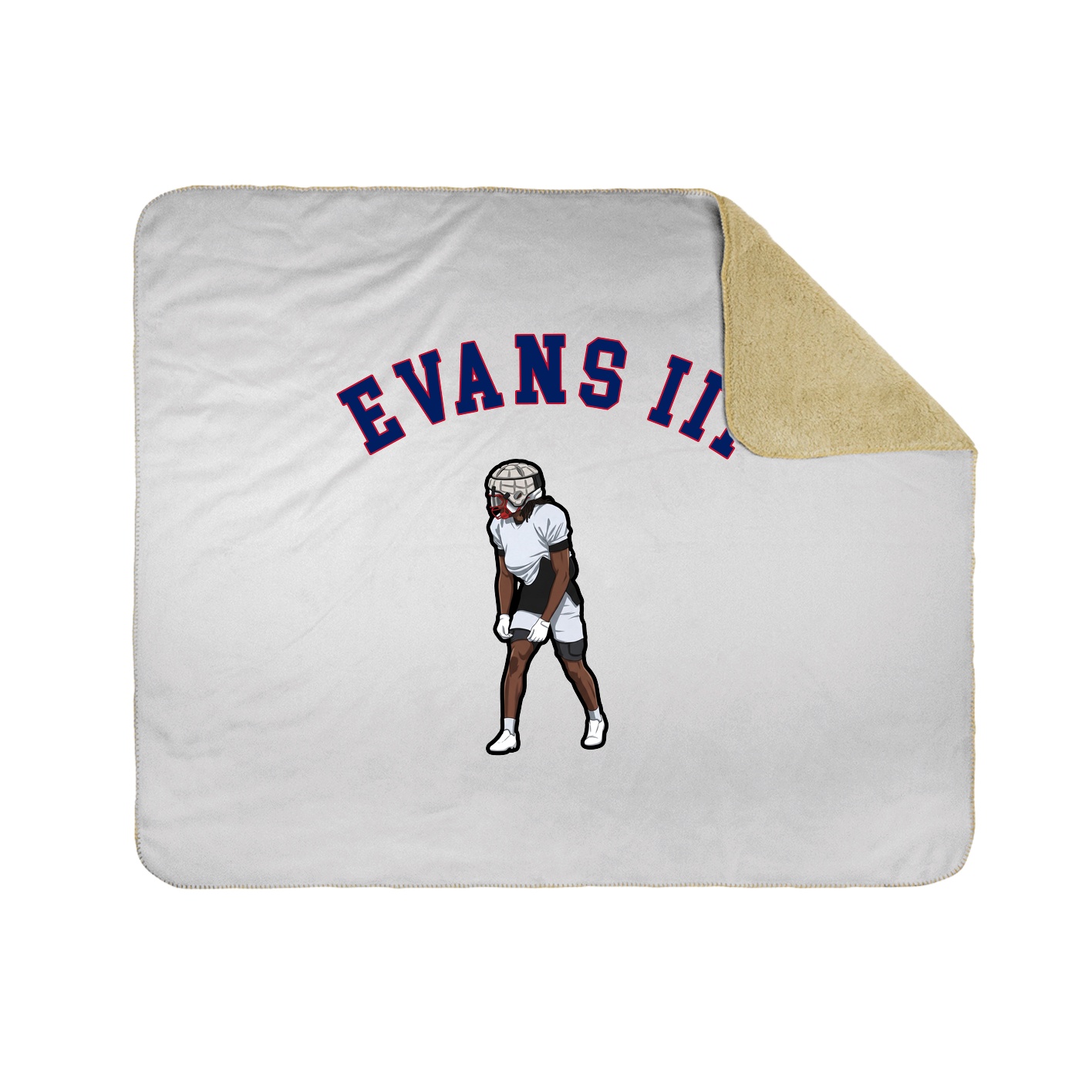 50x60 Sherpa Lined Throw Blanket