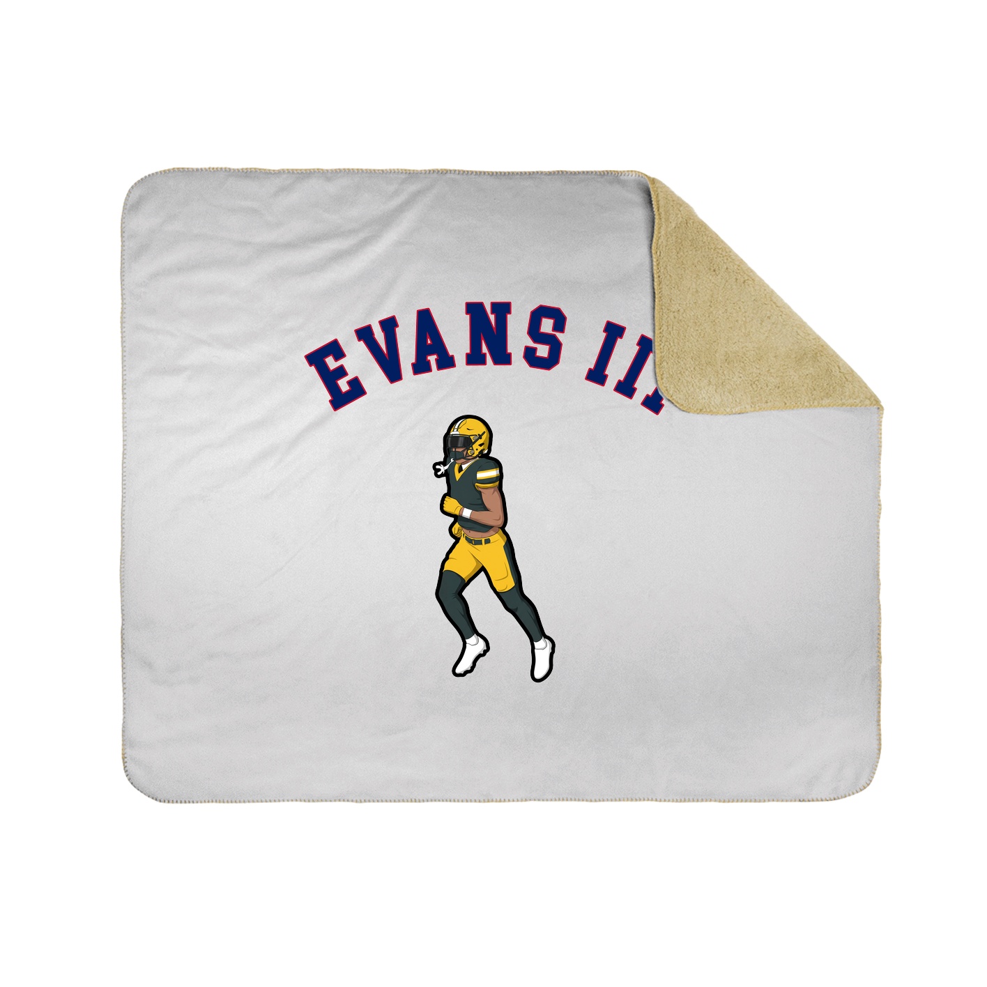 50x60 Sherpa Lined Throw Blanket