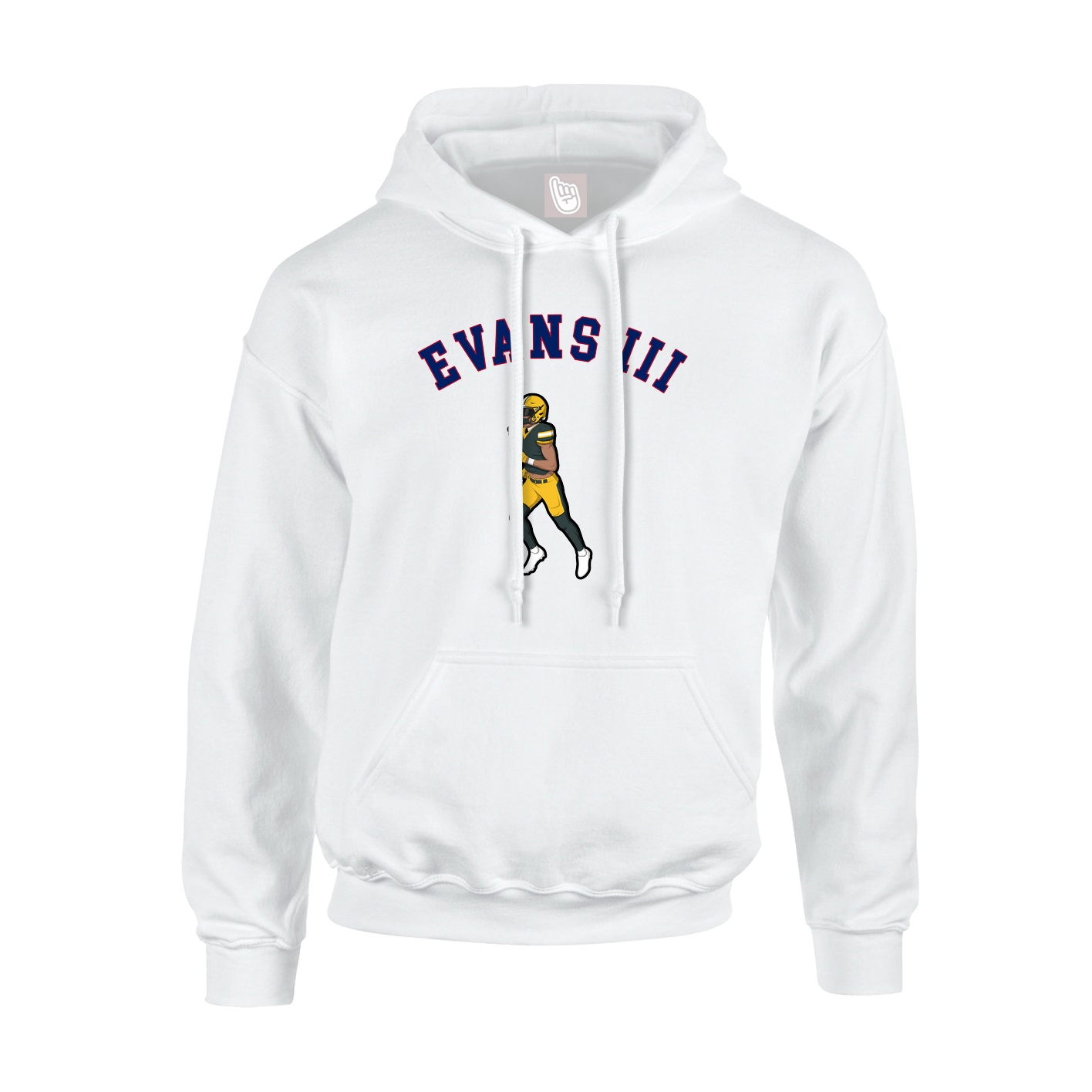 Hoodie — Shirsey Arch in White