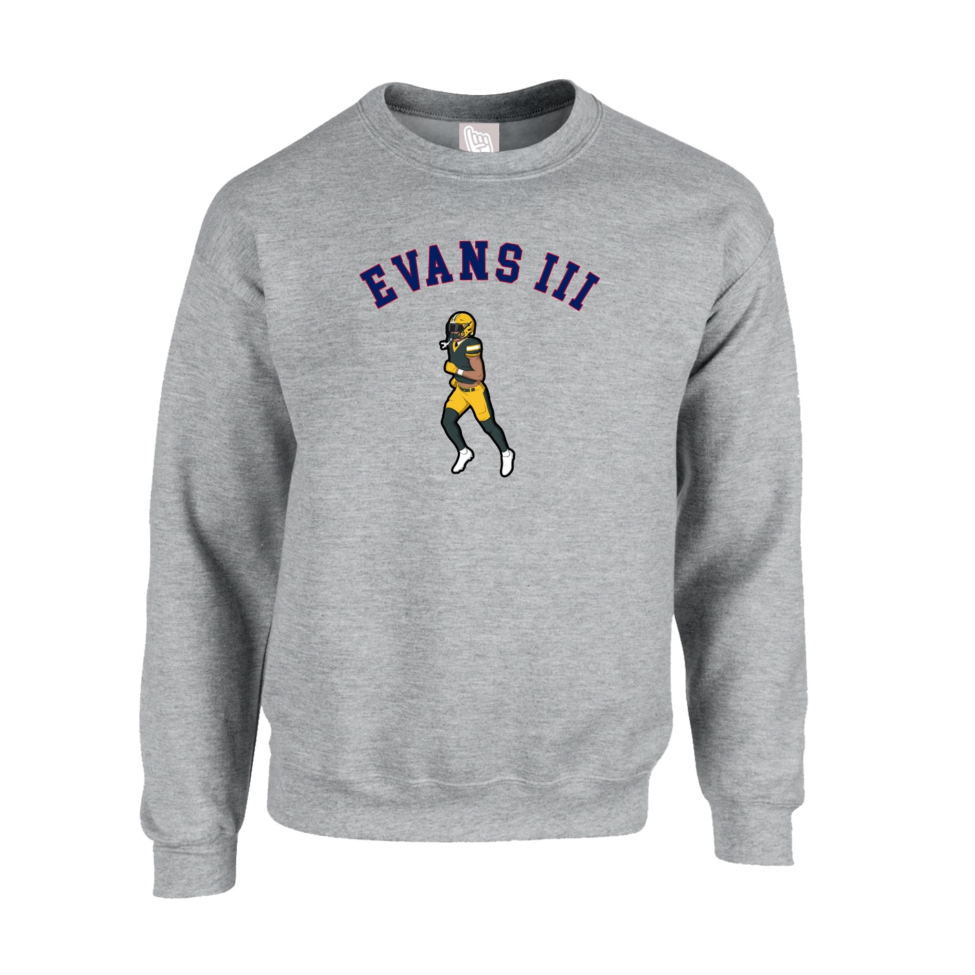 Fleece Crew — Shirsey Arch in Grey
