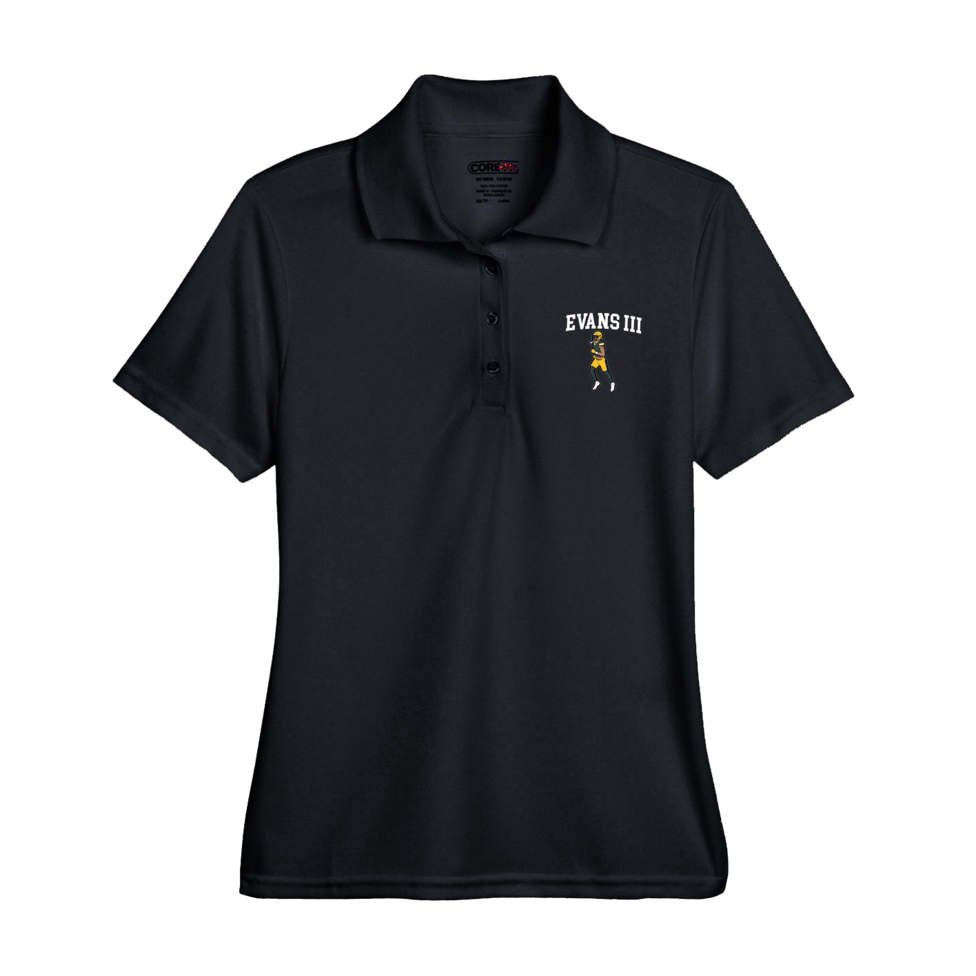 Womens Performance Polo — Shirsey in Black
