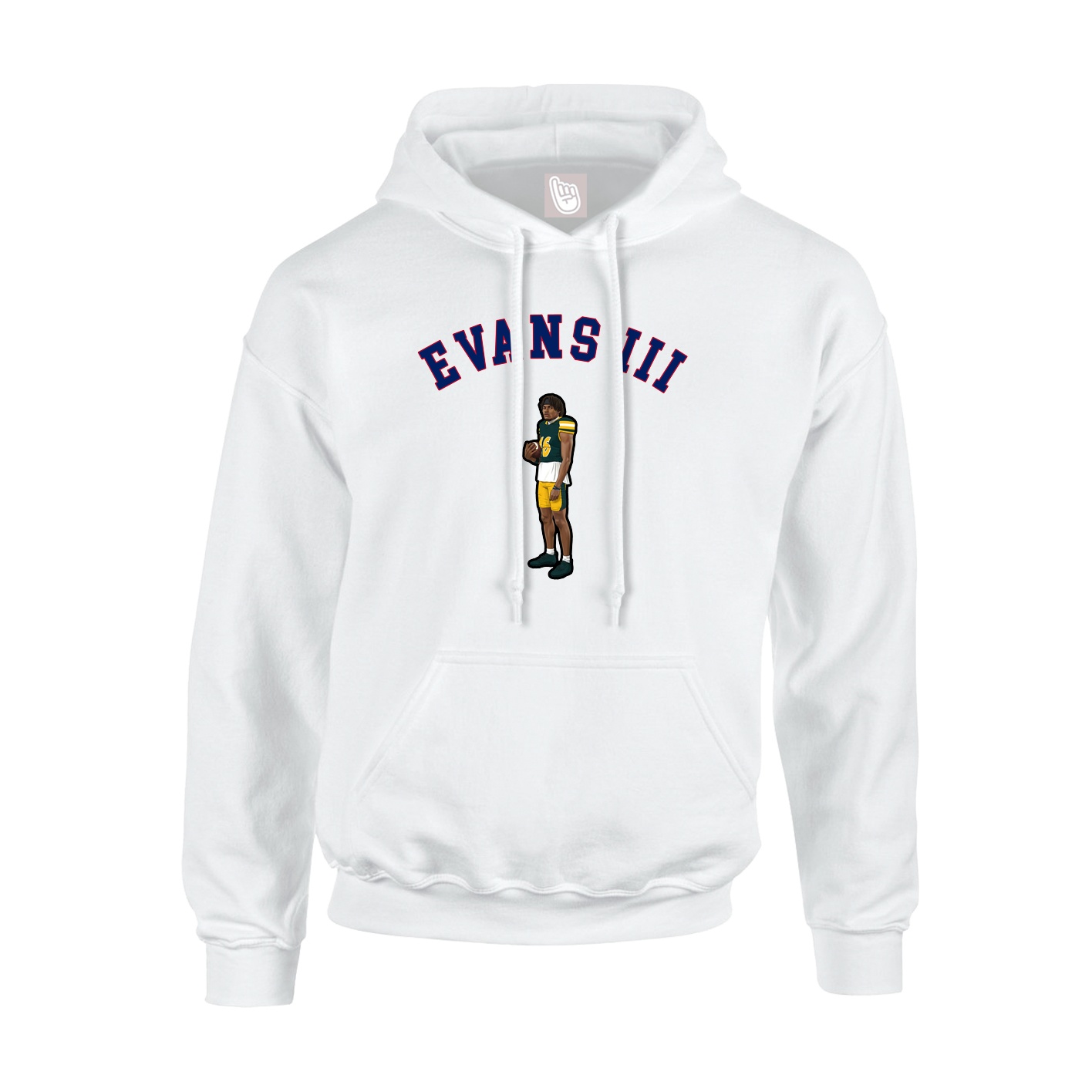 Hoodie — Shirsey Arch in White