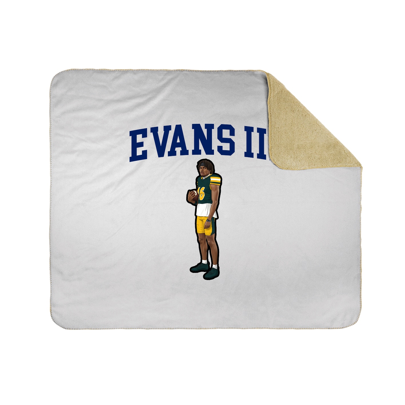 50x60 Sherpa Lined Throw Blanket