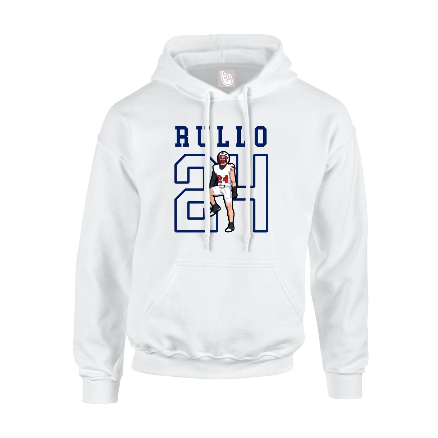 Hoodie — Shirsey in White