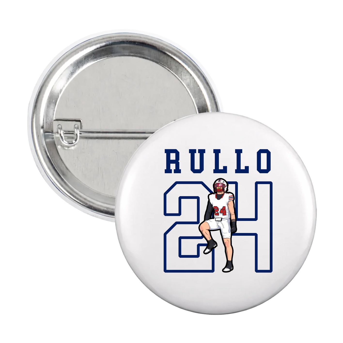 Game Day Button — Shirsey in White