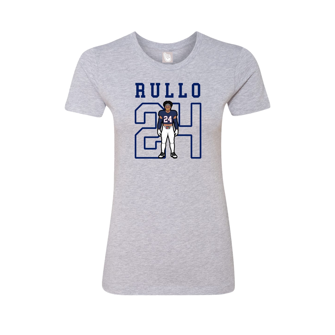 Fitted Women's Tee — Shirsey in Grey
