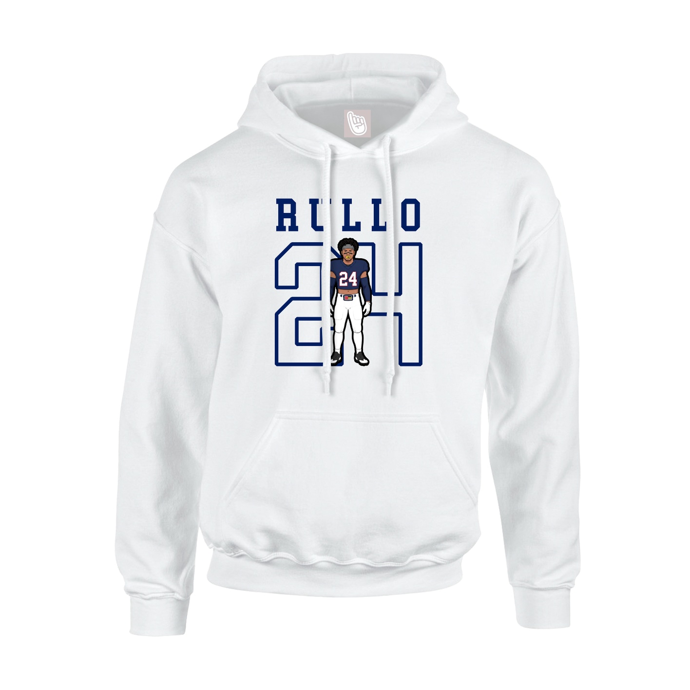 Hoodie — Shirsey in White