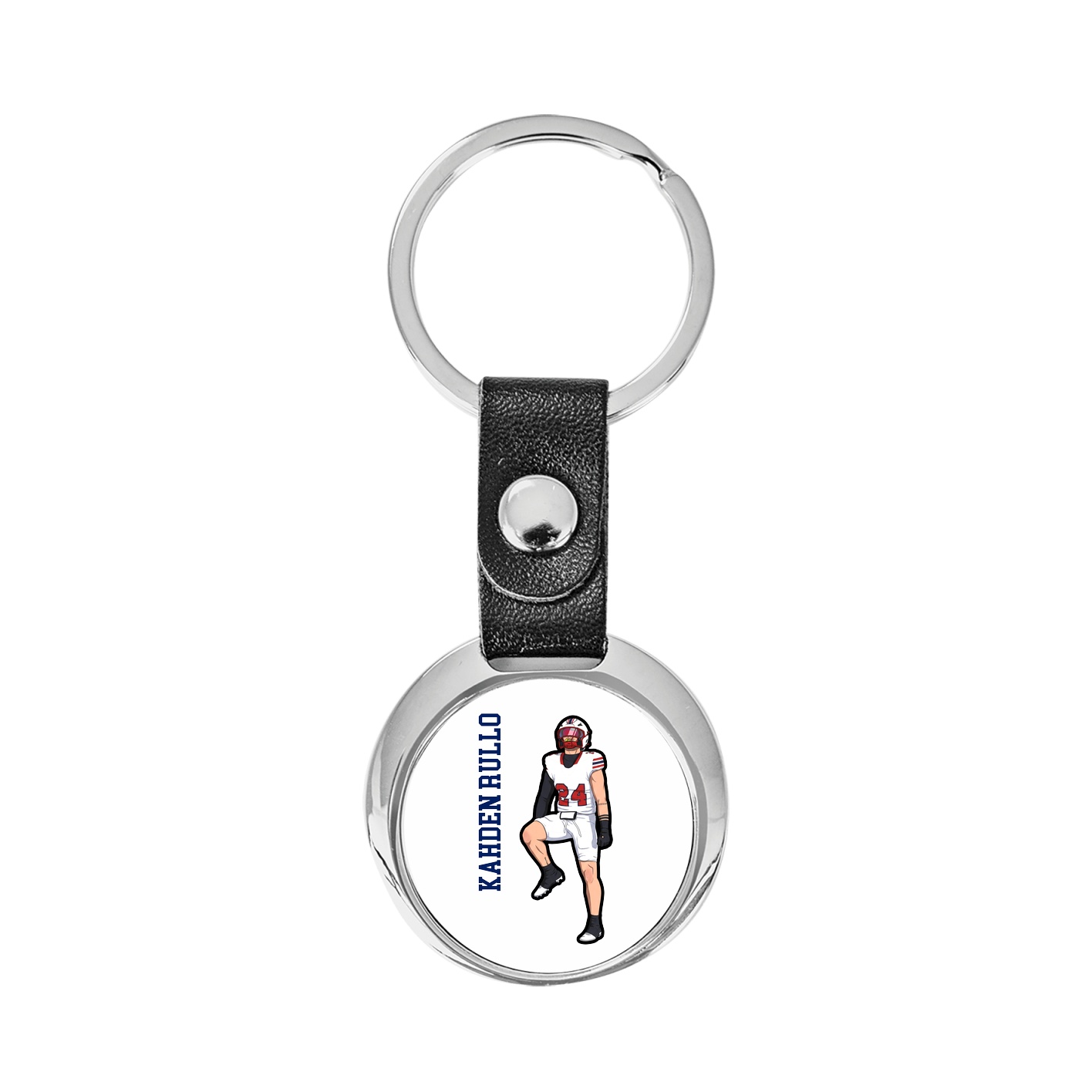 Key Chain — Name Vertical in Classic