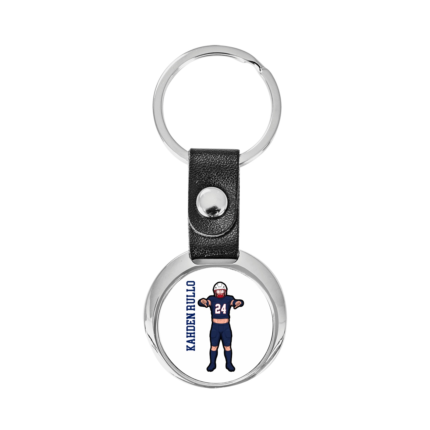 Key Chain — Name Vertical in Classic