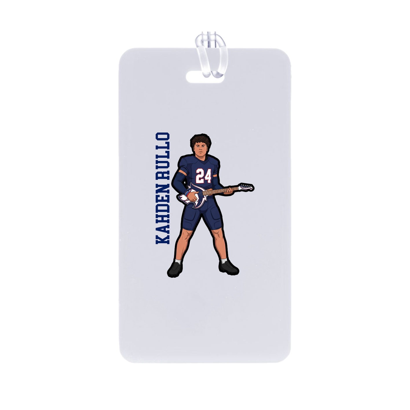 Bag Tag — Name Vertical in Classic