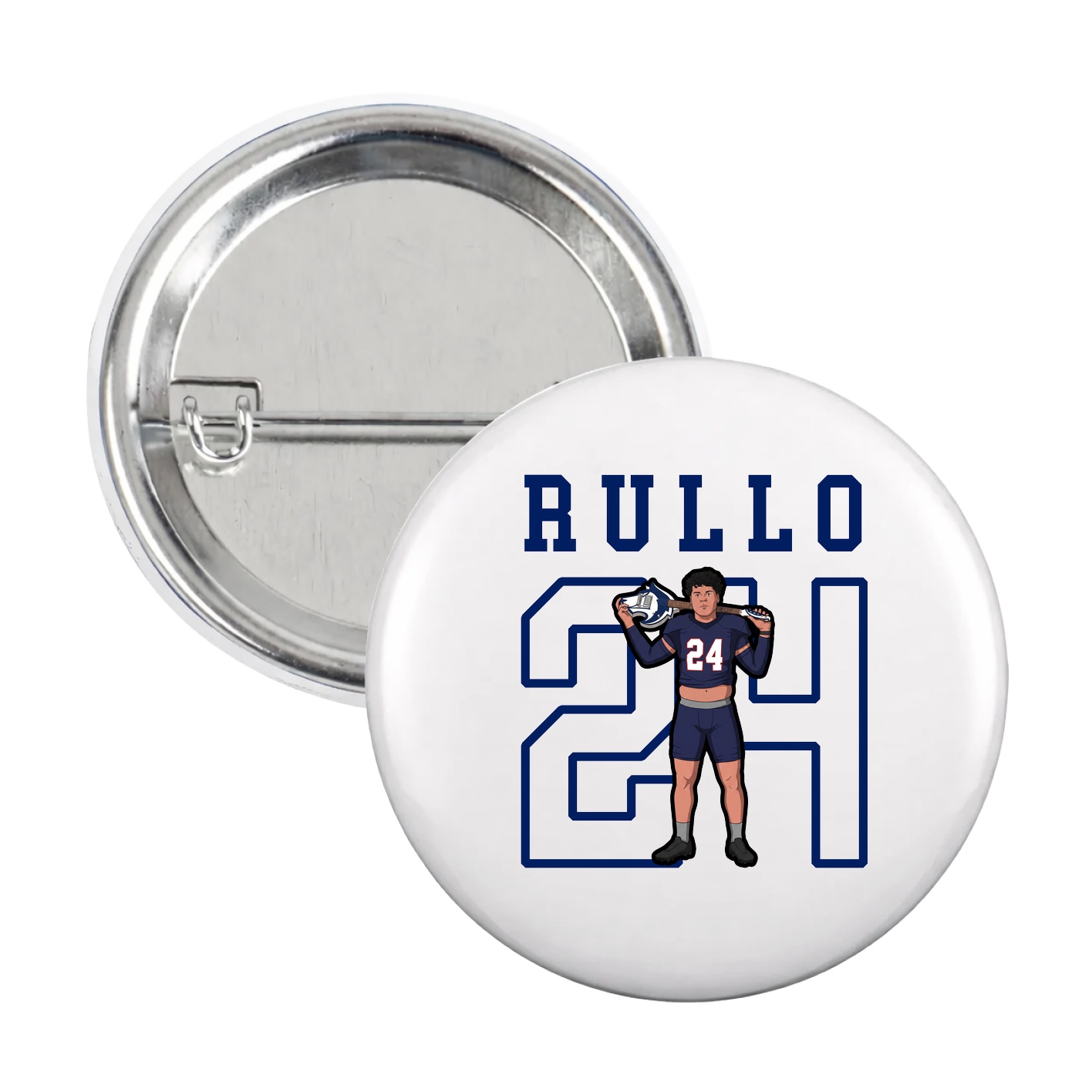 Game Day Button — Shirsey in White