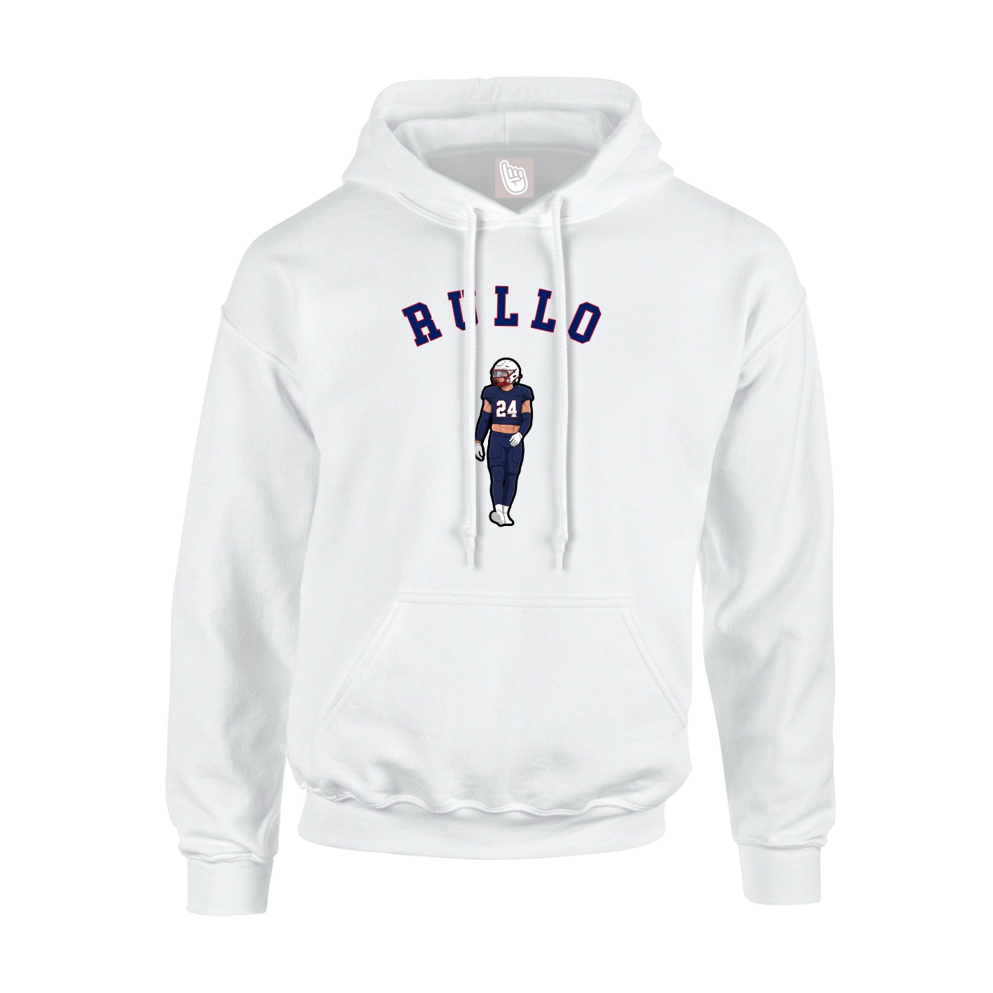 Hoodie — Shirsey Arch in White