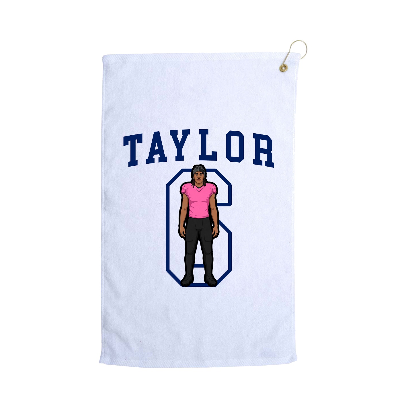 Golf Towel — Shirsey in White
