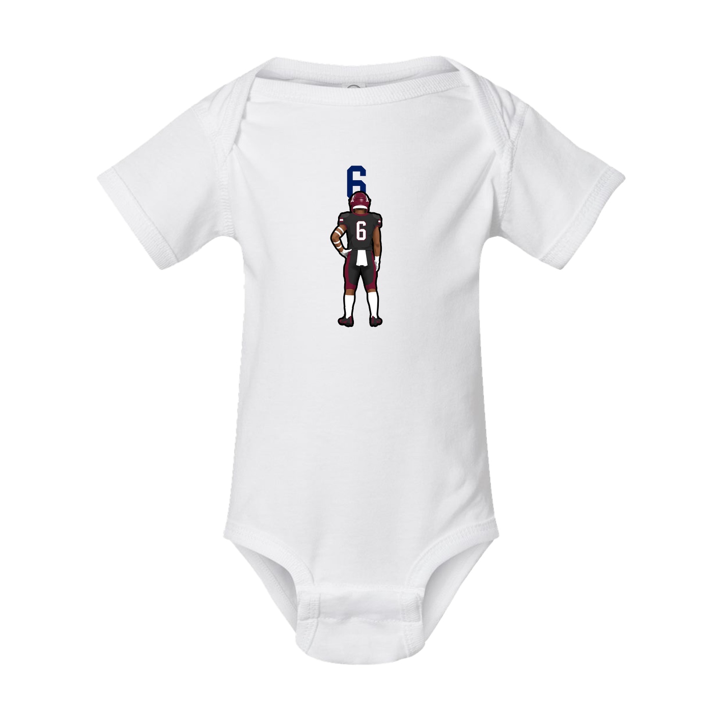 Baby Onesie — Number Top in White