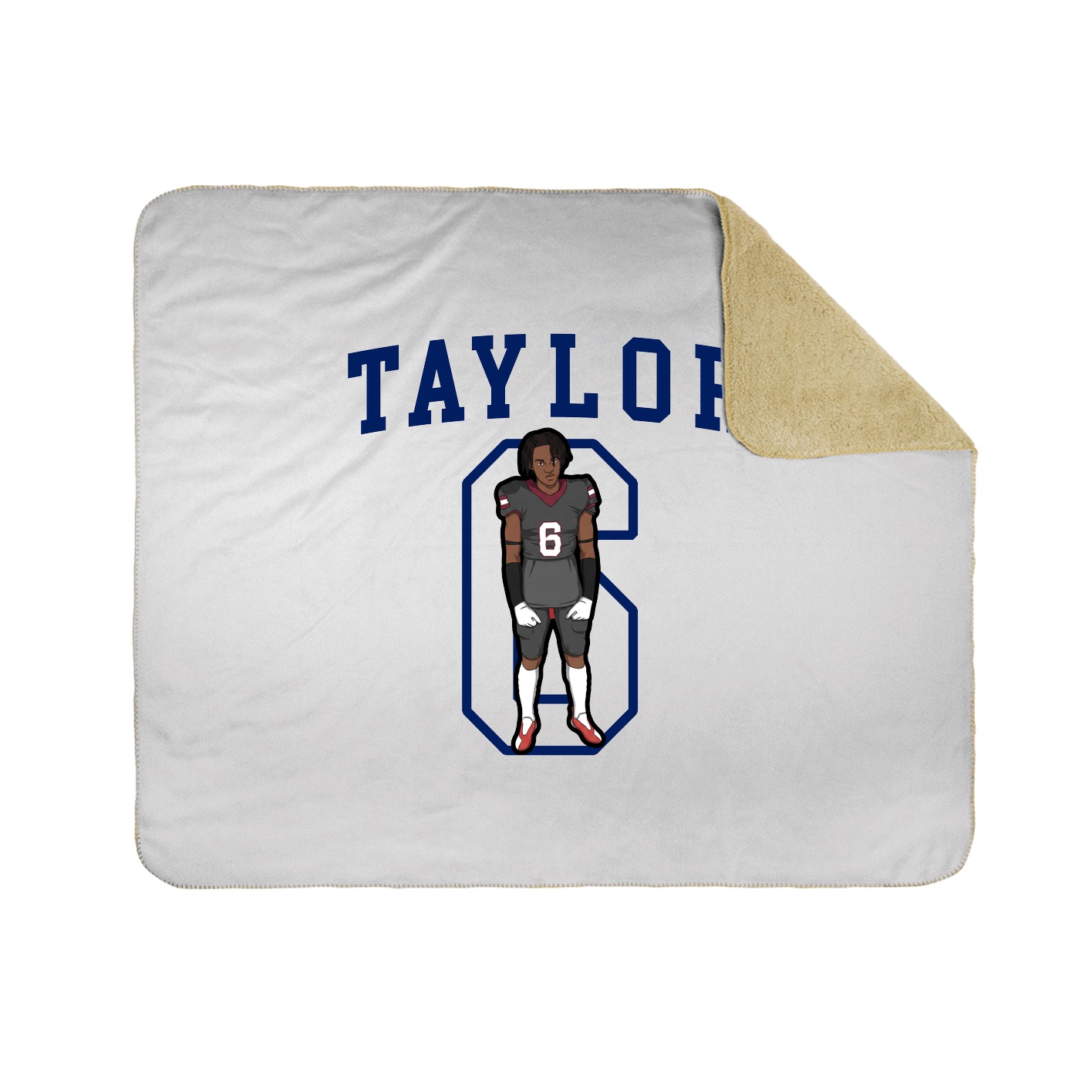 Throw Blanket — Shirsey in White