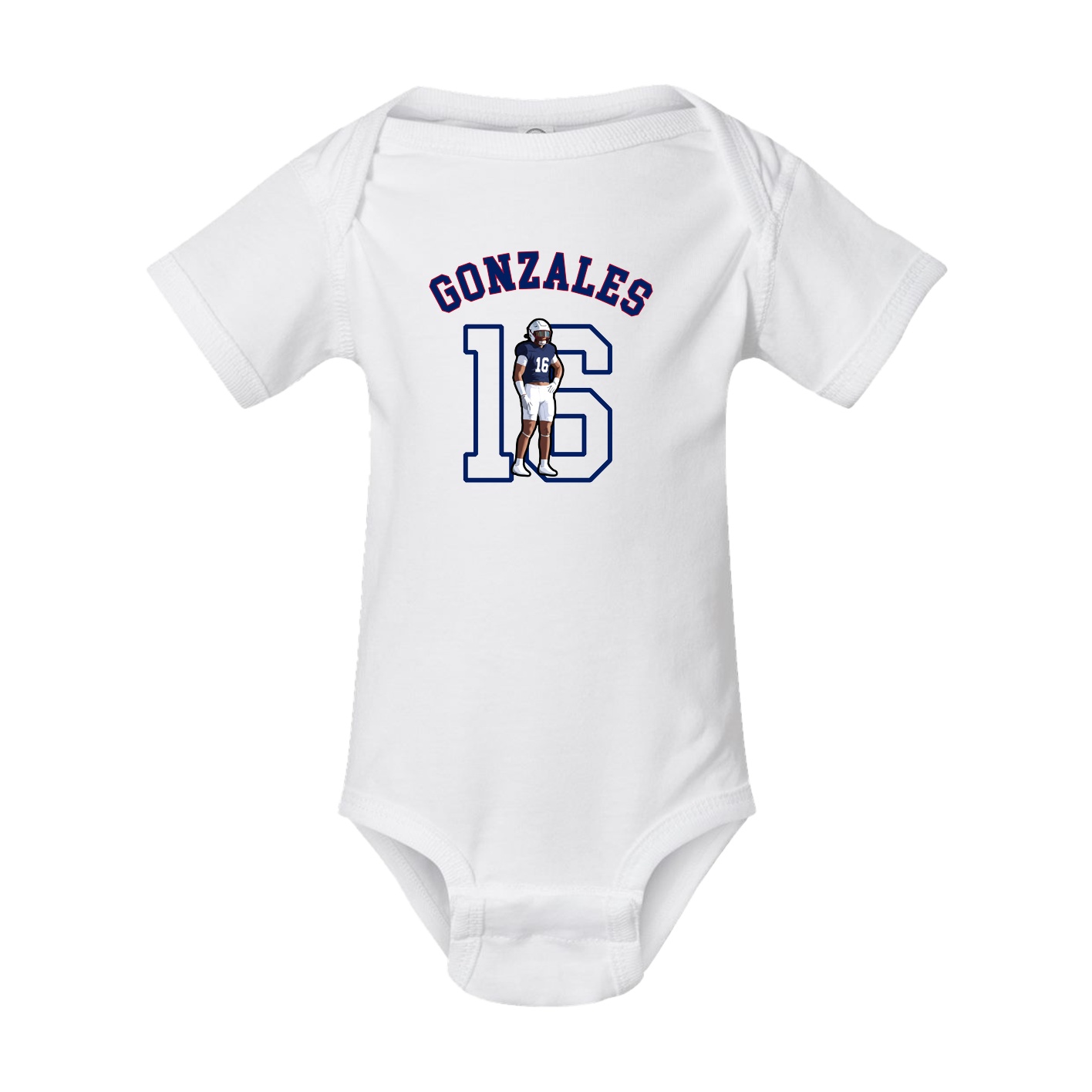 Baby Onesie — Shirsey Arch in White