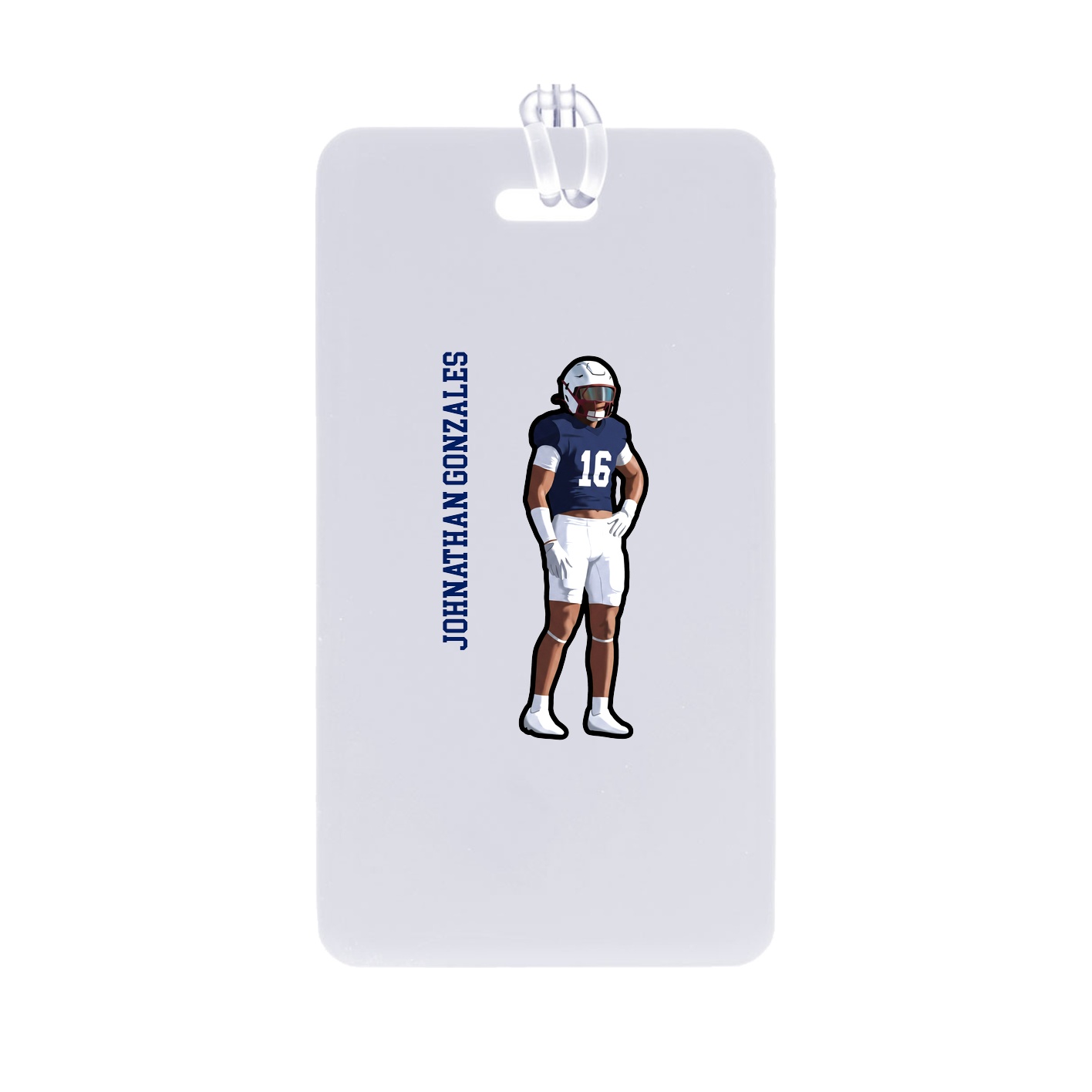 Bag Tag — Name Vertical in Classic