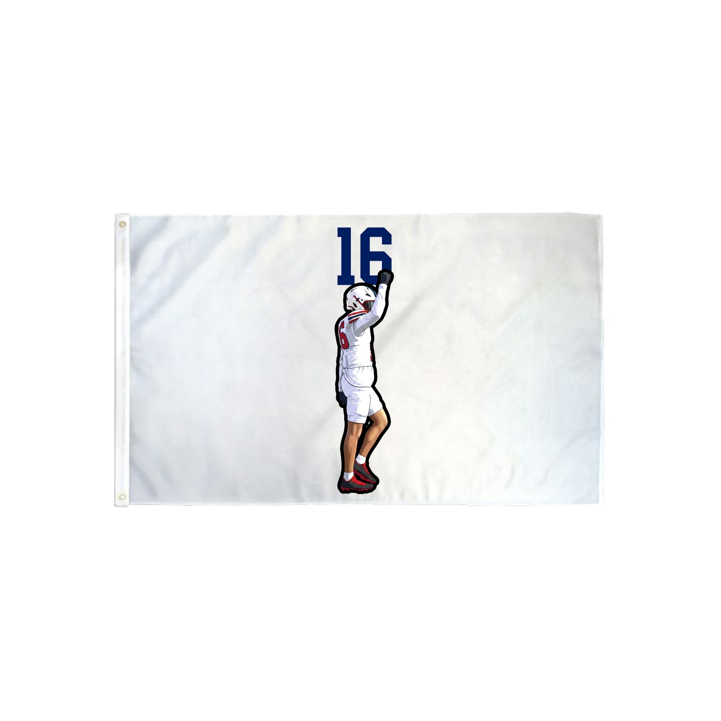 3x5 Flag — Number Top in Classic
