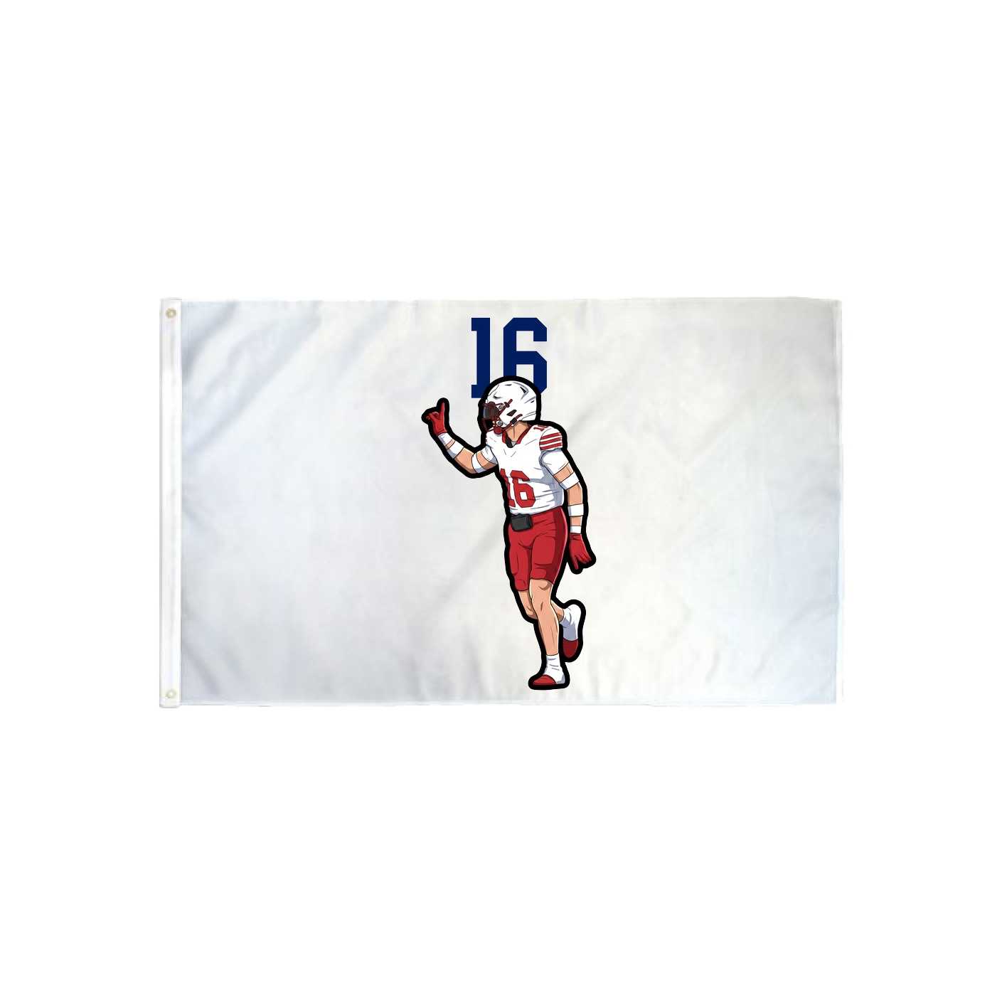 3x5 Flag — Number Top in Classic
