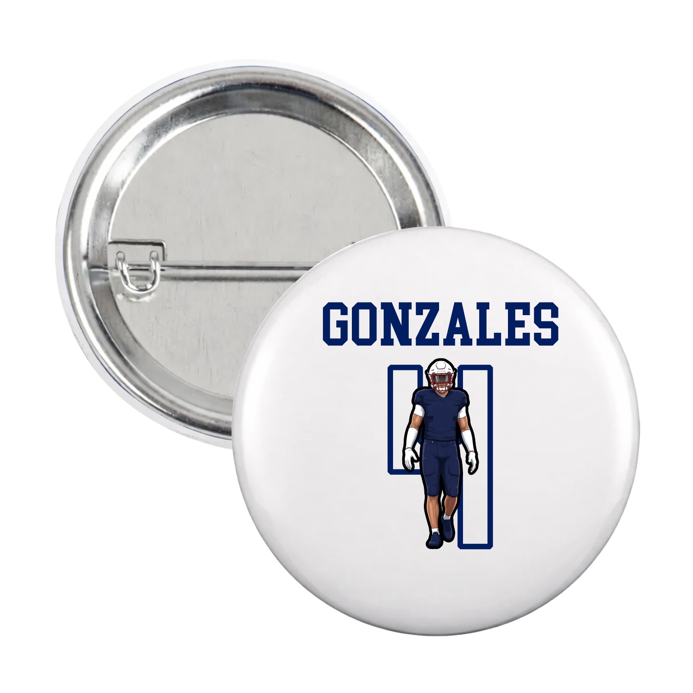 Game Day Button — Shirsey in White