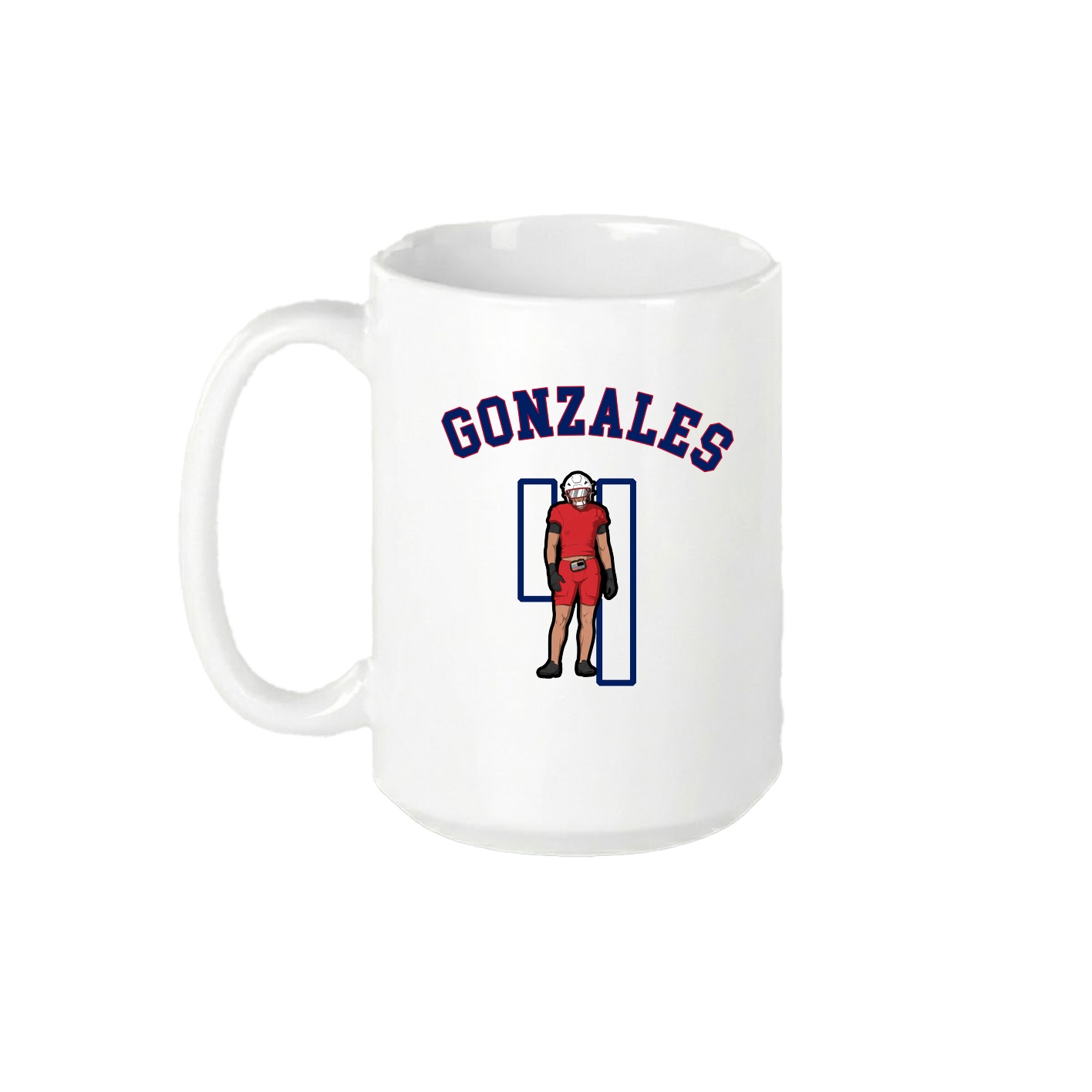 15oz Coffee Mug — Shirsey Arch in White