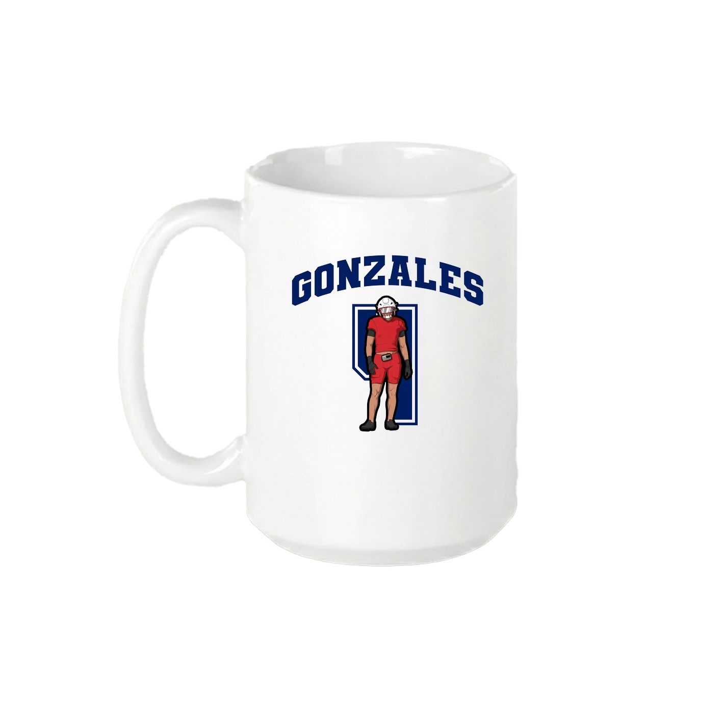 15oz Coffee Mug — Number in White