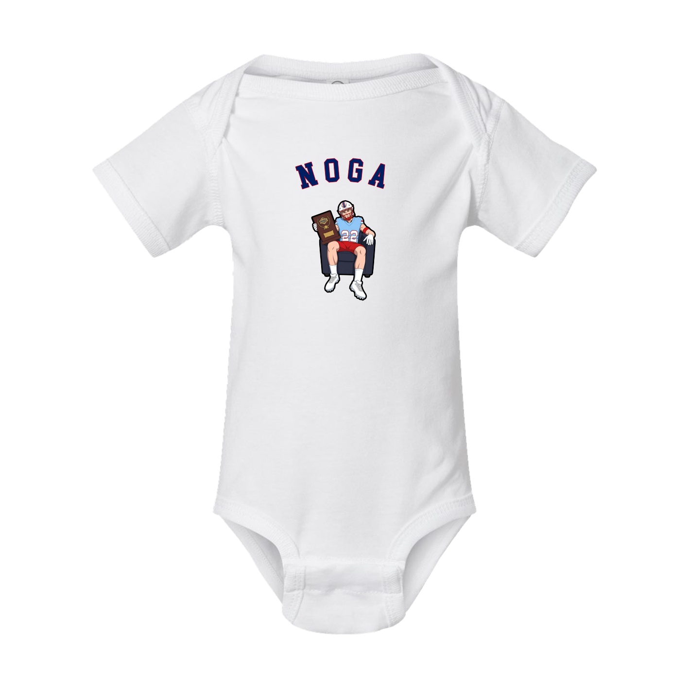 Baby Onesie — Shirsey Arch in White