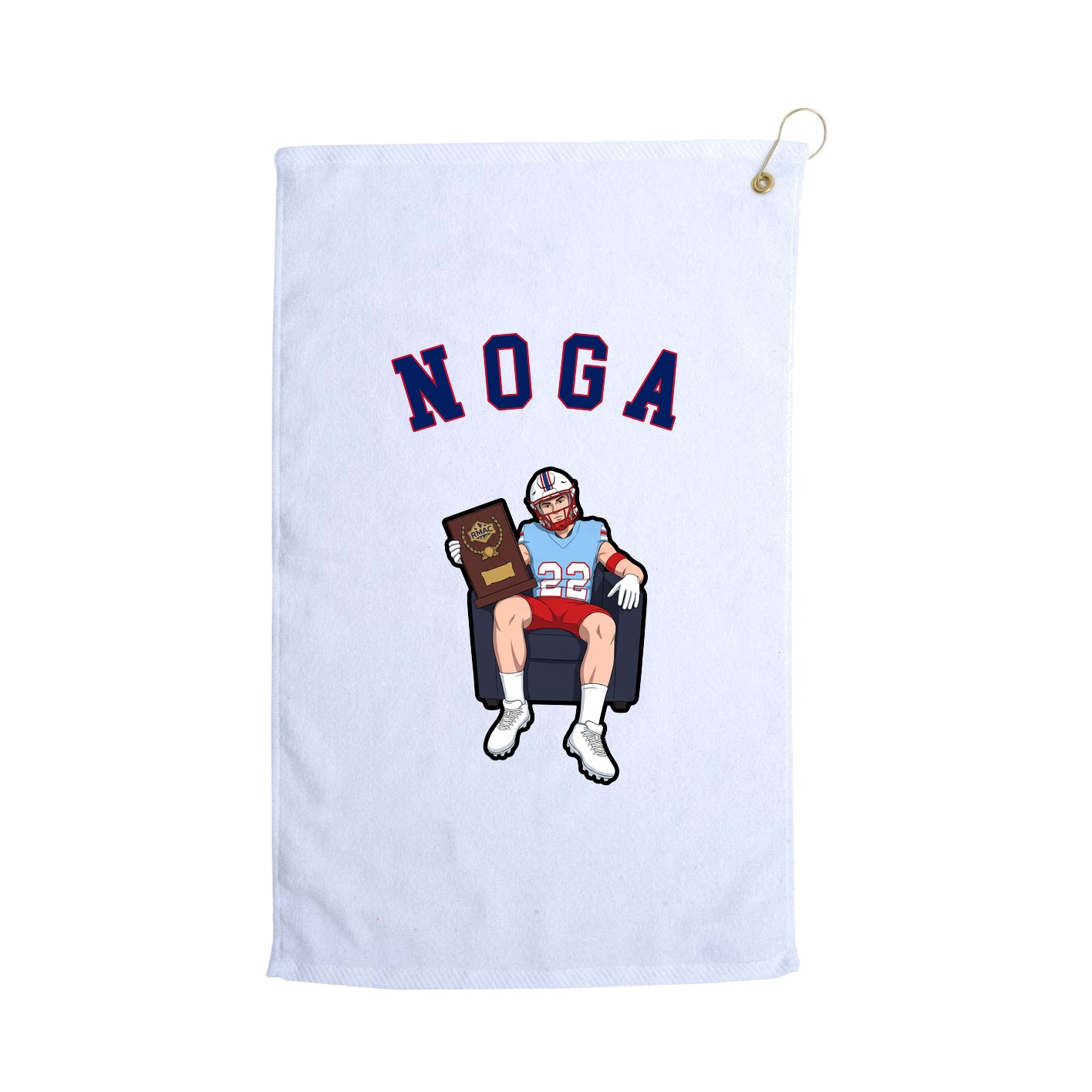 Golf Towel — Shirsey Arch in White