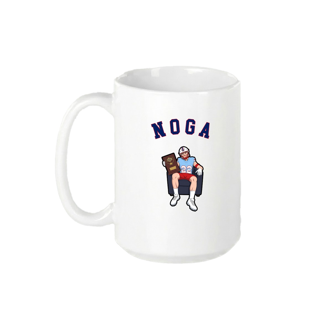 15oz Coffee Mug — Shirsey Arch in White