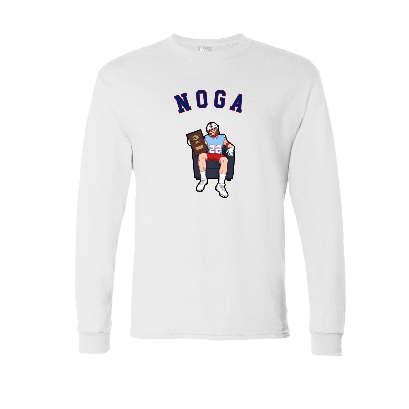 Long Sleeve Tee — Shirsey Arch in White