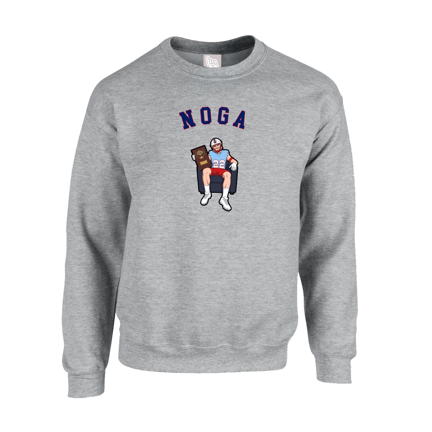 Fleece Crew — Shirsey Arch in Grey