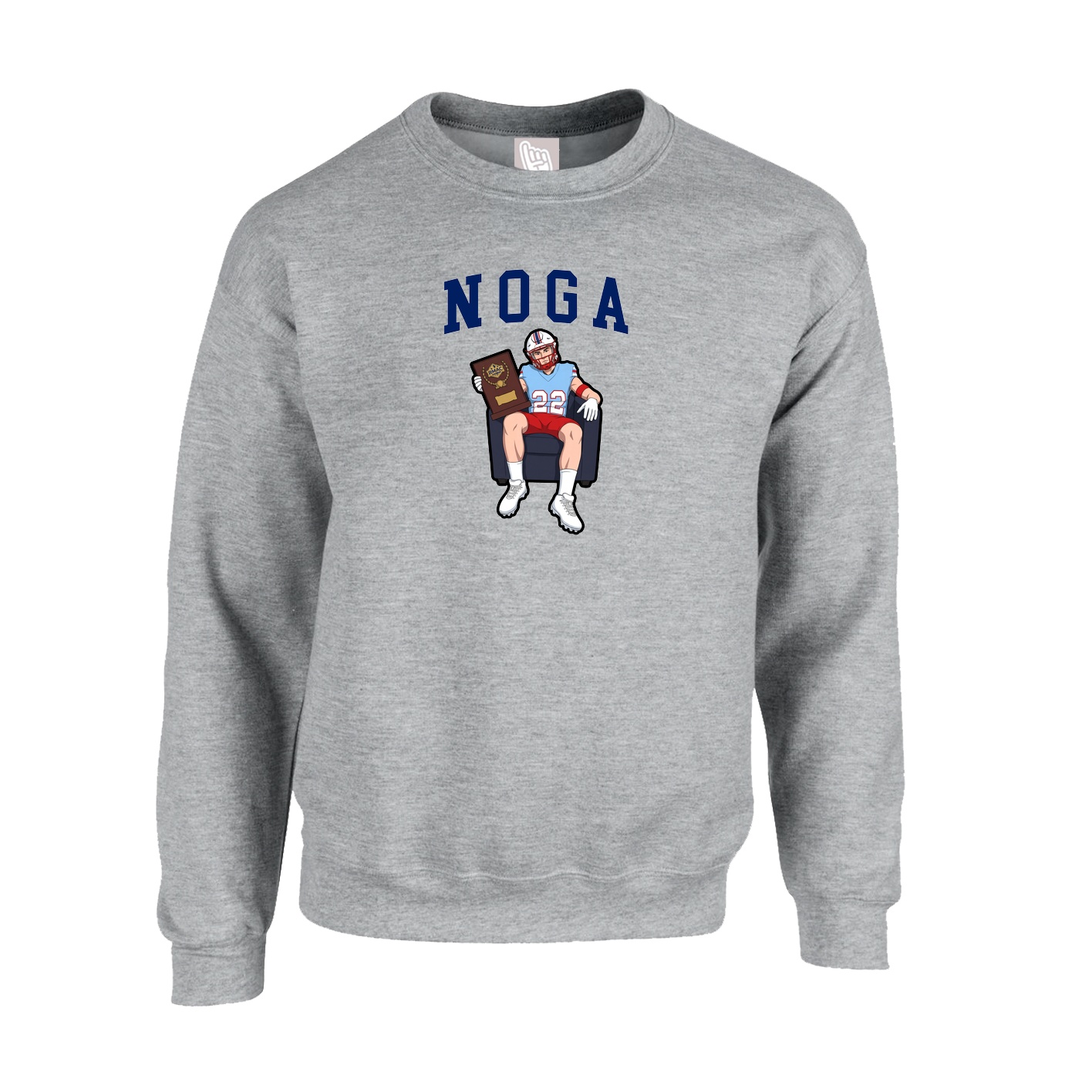 Fleece Crew — Shirsey in Grey