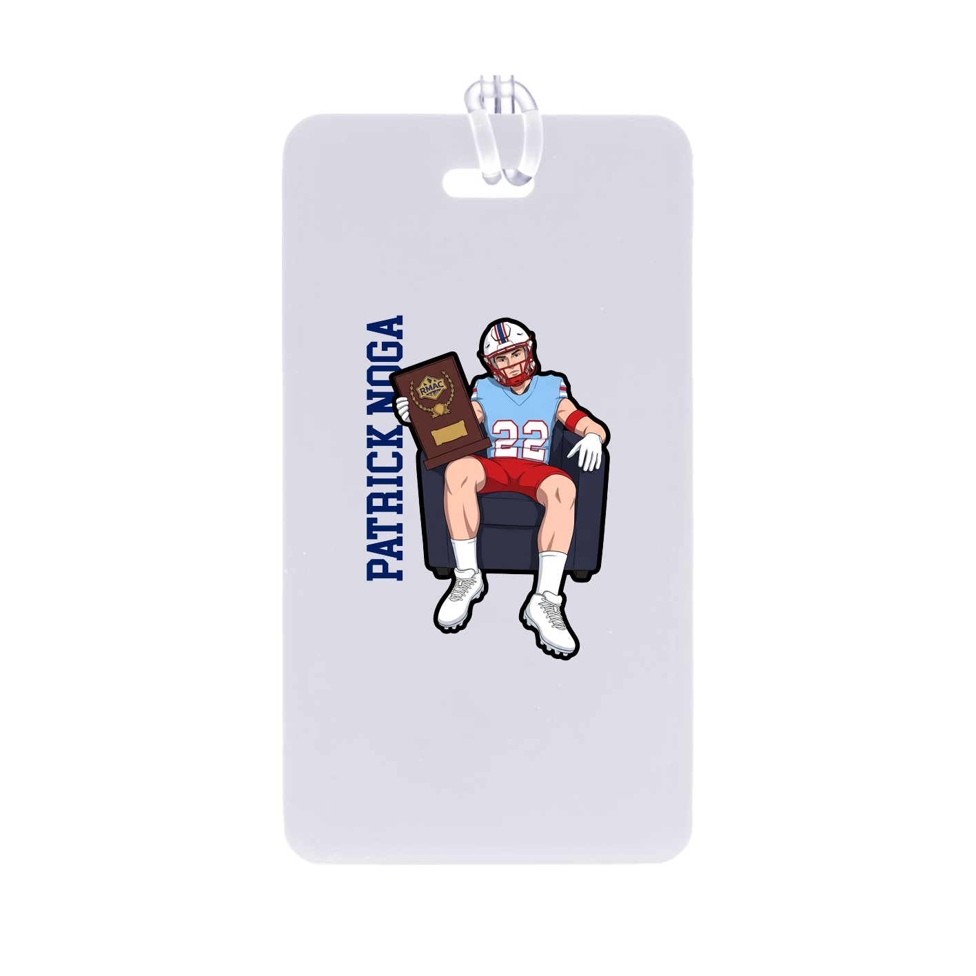 Bag Tag — Name Vertical in Classic